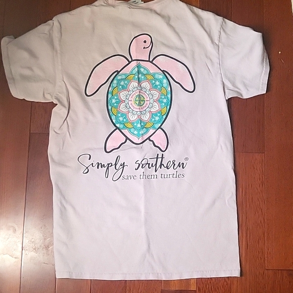 Simply Southern Pink Turtle T-Shirt - Picture 5 of 7